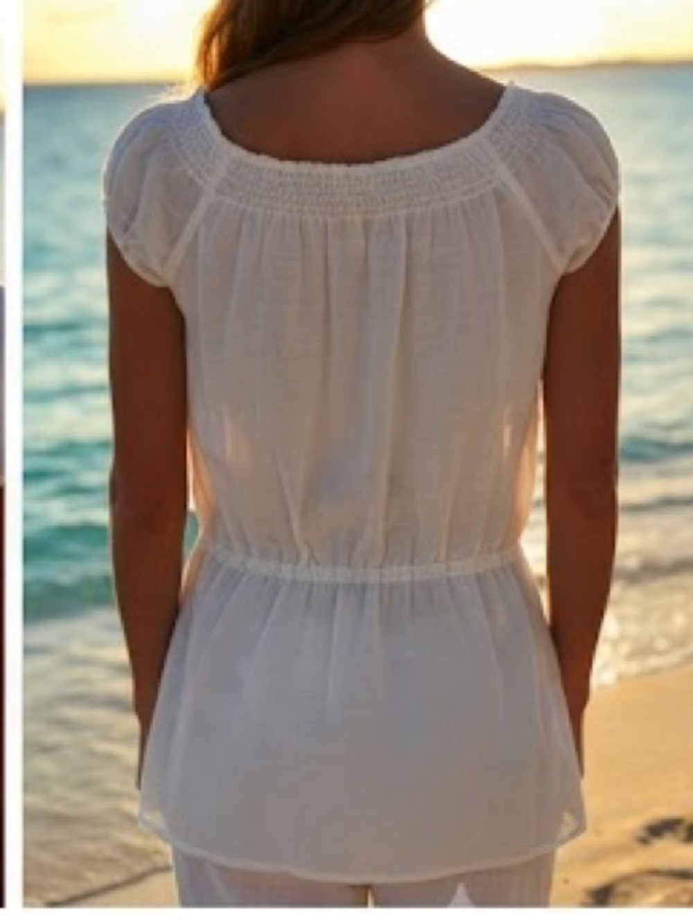 Kismet White Embroidered Beach Cover-Up Tunic - Picture 5 of 13